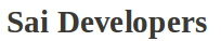 Sai Developers Pune Maharastra
