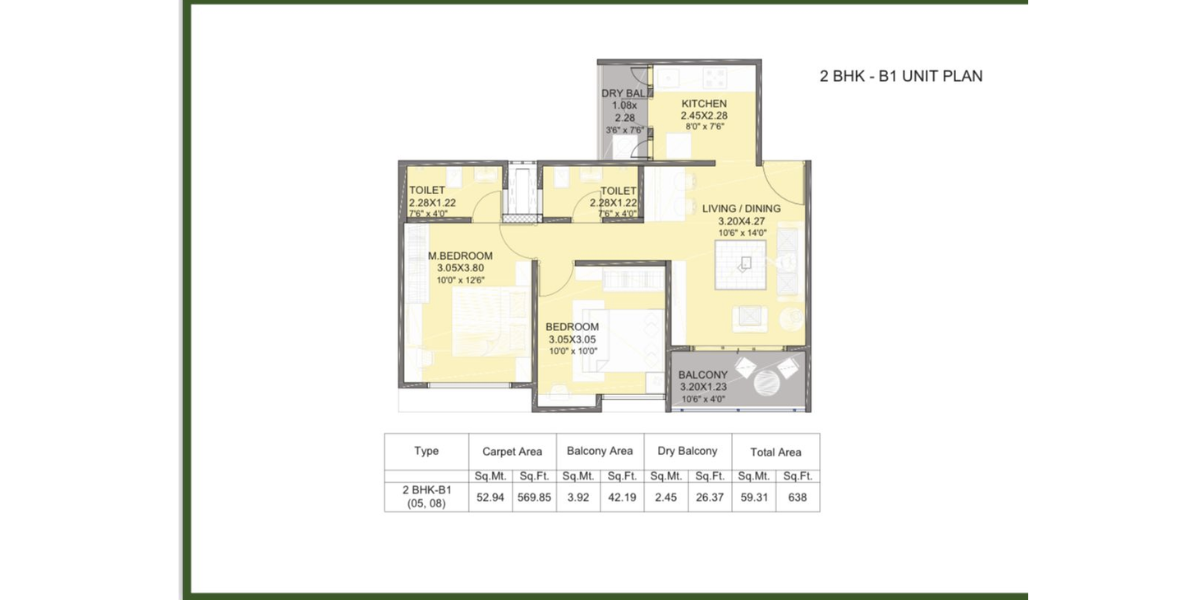 KOHINOOR Abhimaan Homes B1